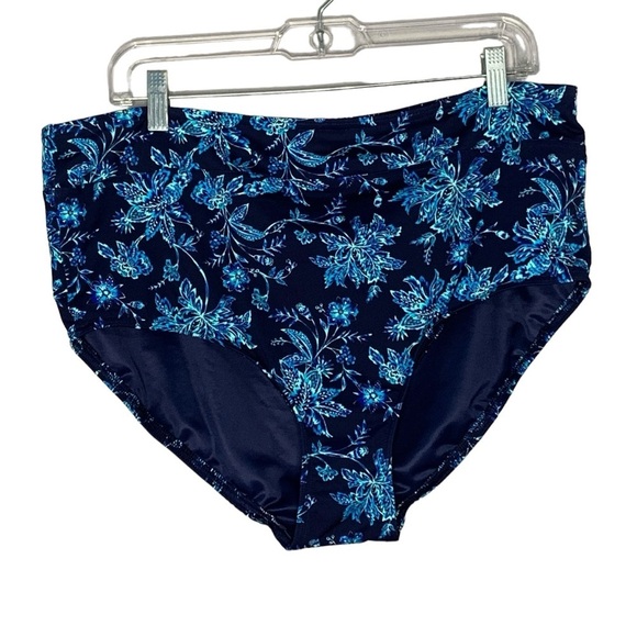 Lands’ End EUC‎ multi blue floral swim bottoms. Size 16 - Picture 1 of 7